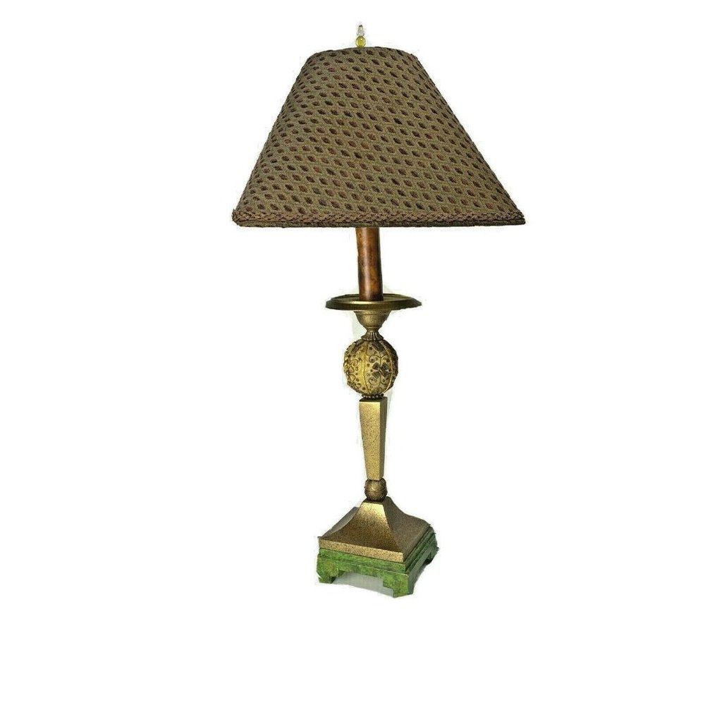 Vintage Raymond Waites Frederick Cooper Tall Buffet Lamp + Shade Rare Large HTF